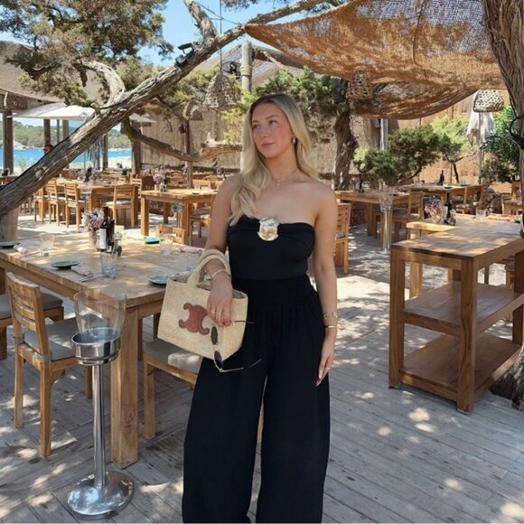 ZARA METAL TRIM BANDEAU SWIMSUIT - Picture 5 of 5